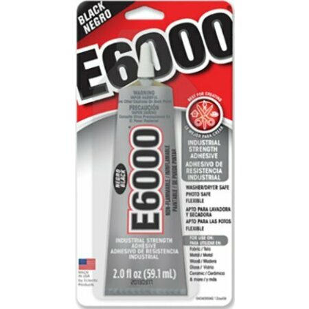 ECLECTIC PRODUCTS Adhesive, Series E6000, 2 oz, Clear 237032